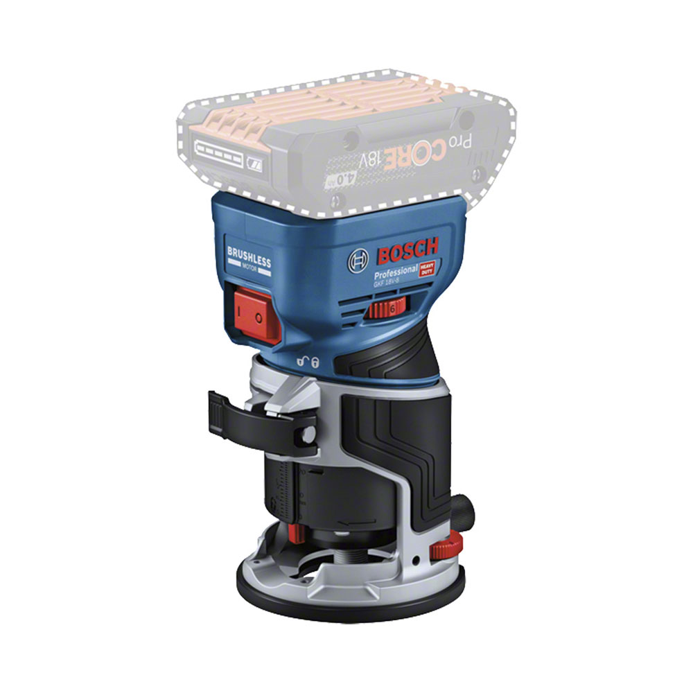 Bosch Akku-Kantenfräse GKF 18V-8 0.601.6C2.001