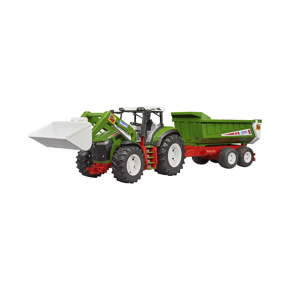 Bruder ROADMAX Traktor mit Frontlader & Kippanhänger