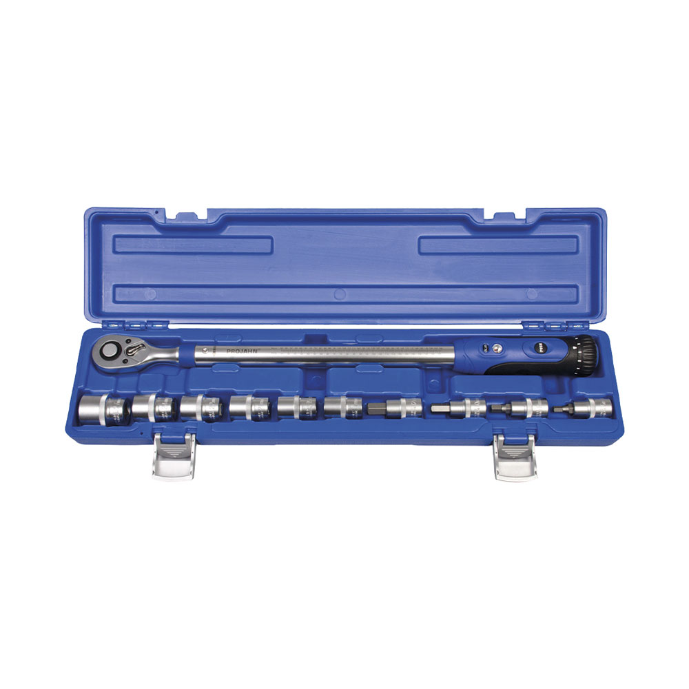 PROJAHN Drehmomentschlüssel-Set TORQUE-PROFI 11teilig 40 - 200 Nm