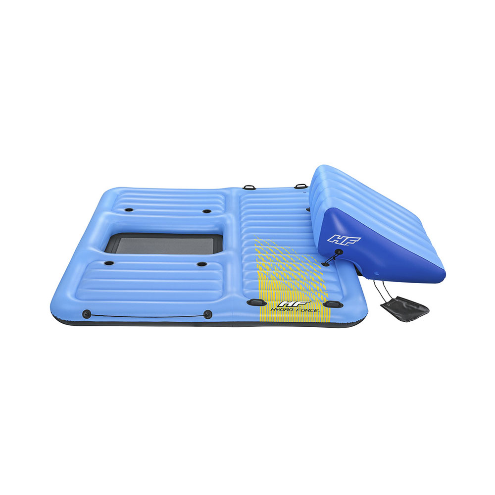 Hydro-Force Badeinsel Summer Slide mit Wasserrrutsche 376 cm x 311 cm
