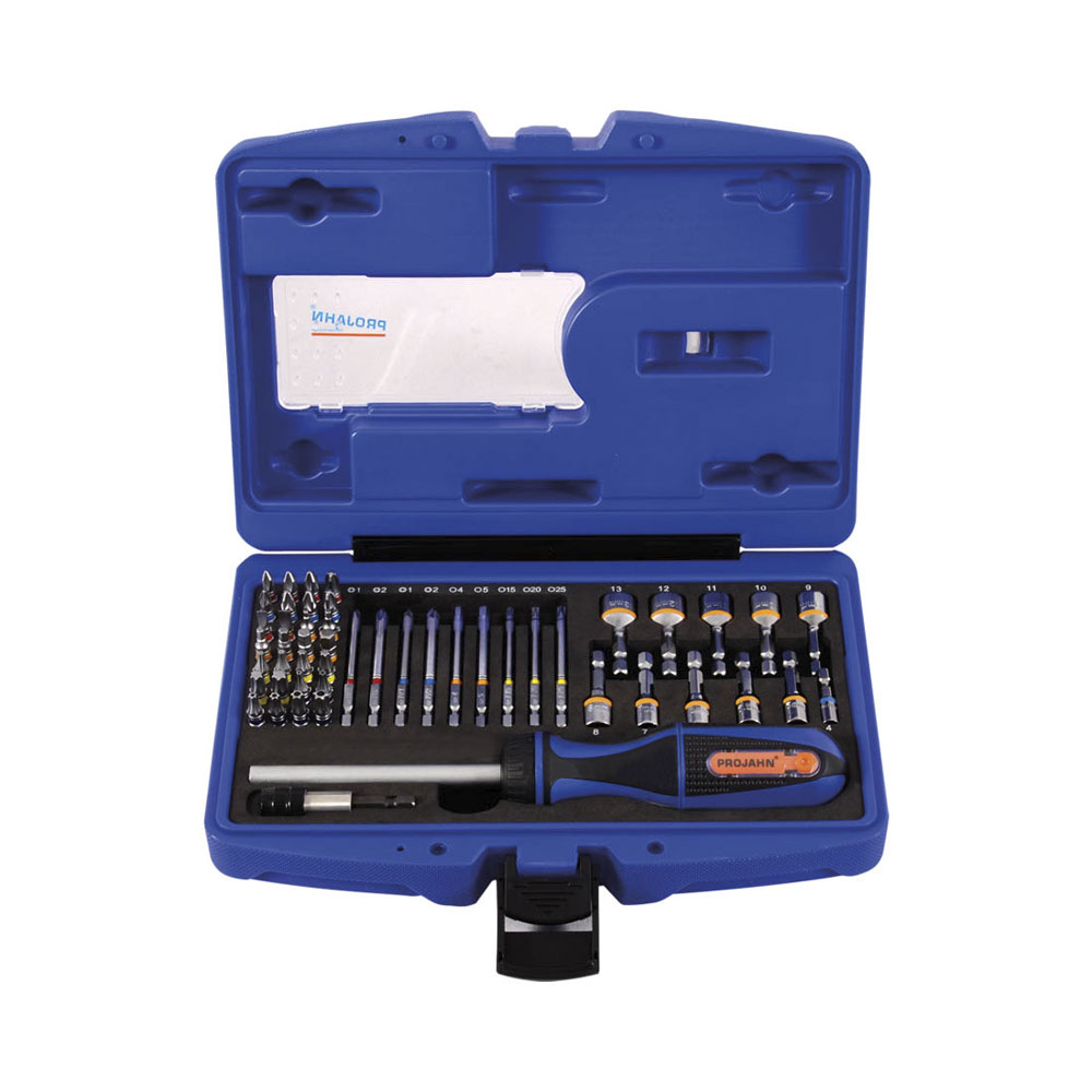 PROJAHN Bit-Box inkl. Ratschenschraubendreher 60-tlg.