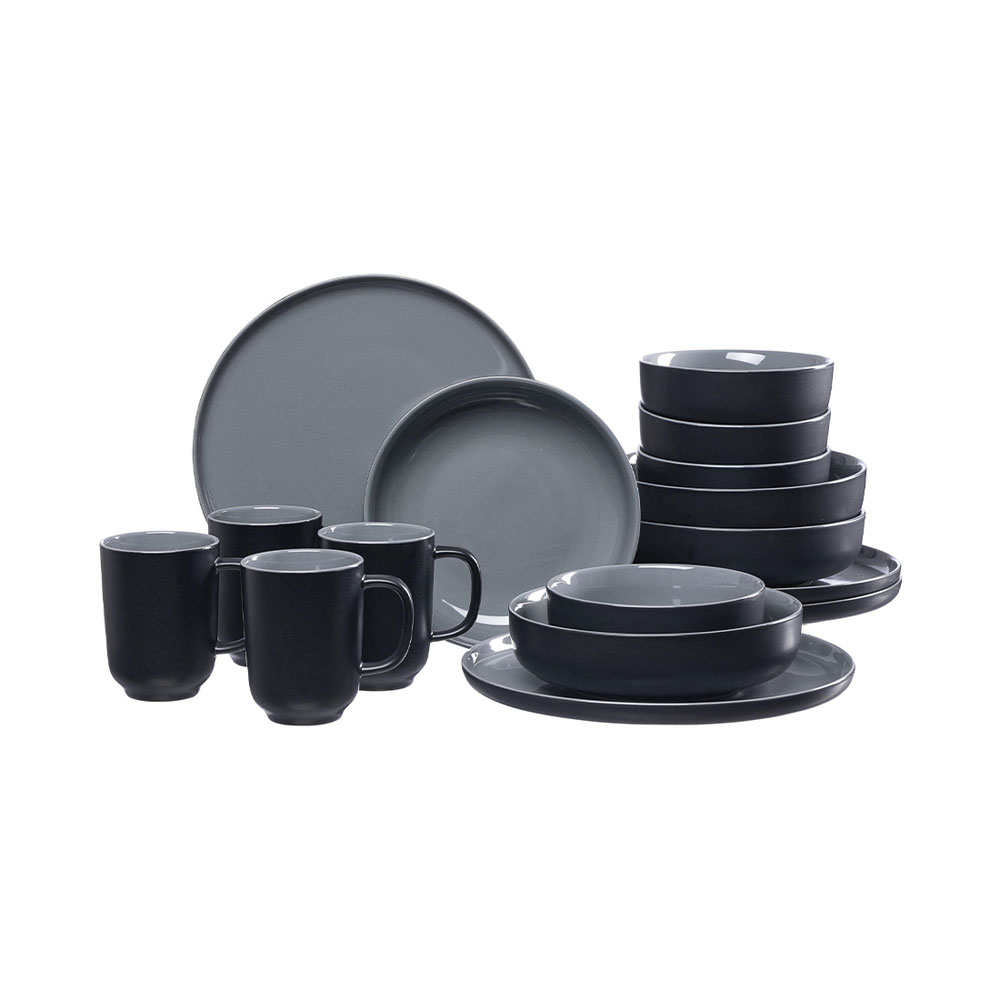 Ritzenhoff & Breker Jasper Kombiset 16-teilig schwarz