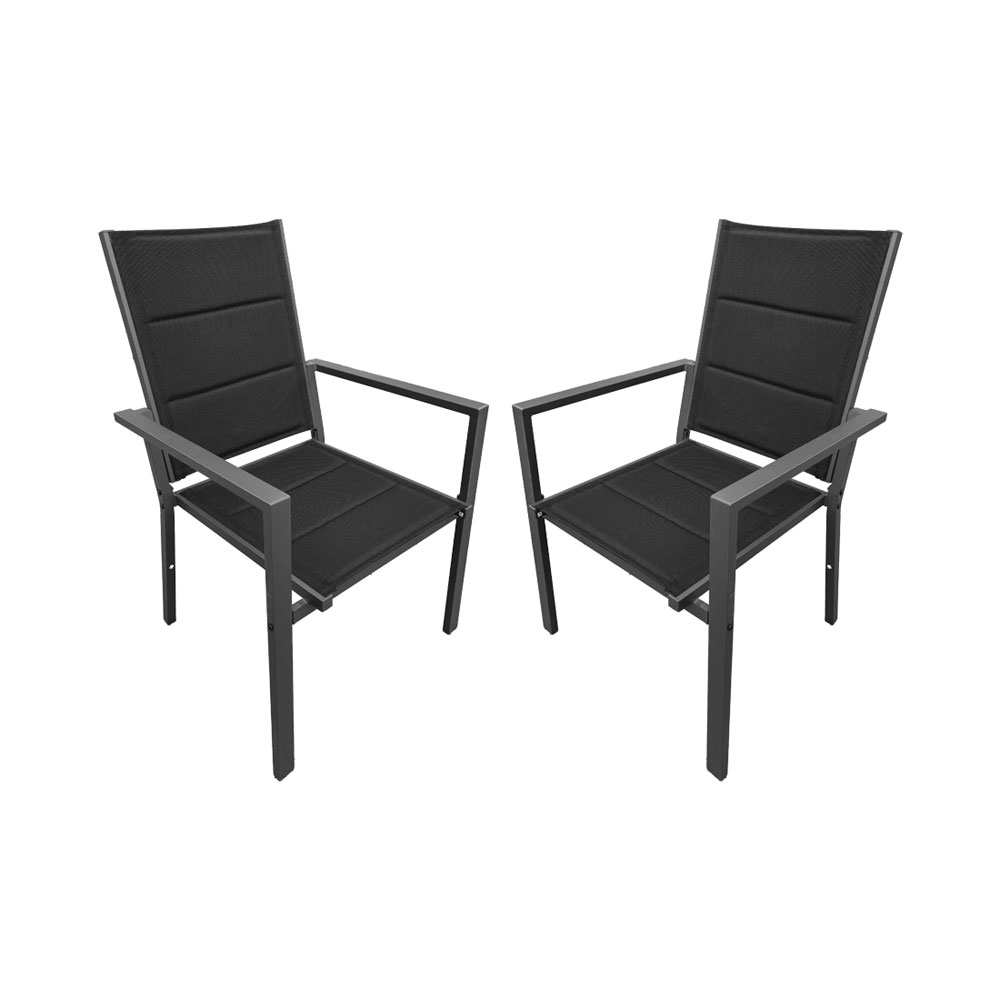CONTINI Gartenstuhl BIONTO (2er-Set) 64.5x60x98cm