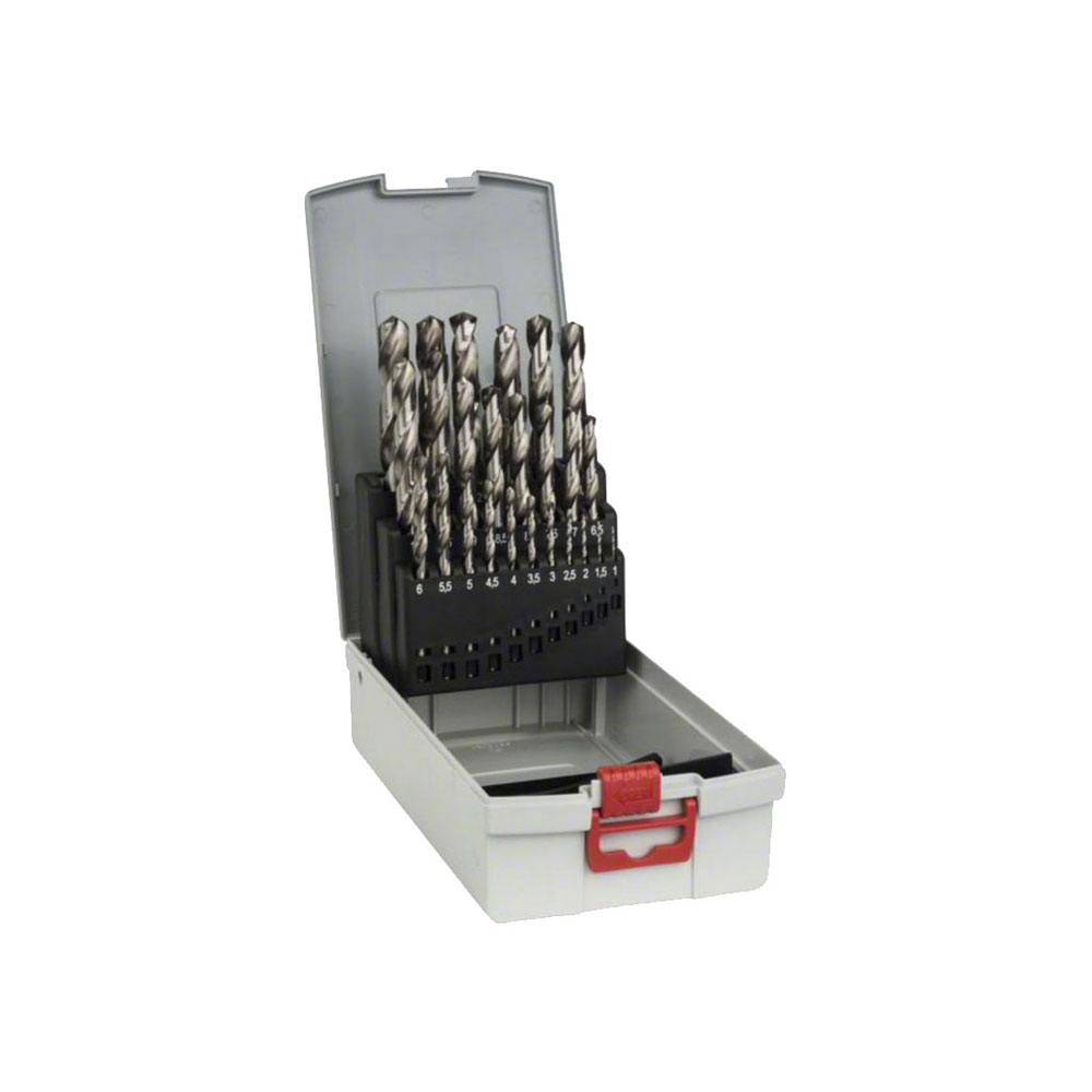Bosch Pro Box Bohrerset HSS-G 135 Grad, 25-teilig 1.0-13mm