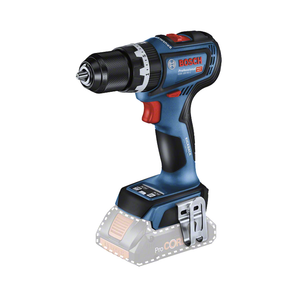 Bosch GSB 18V-90 C Akku-Schlagbohrschrauber in L-Boxx 136