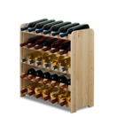 Weinregal für 30 Flaschen - Natur