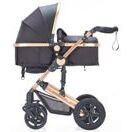 Kinderwagen MOTION schwarz / gold