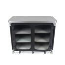 Campingküche schwarz 97 x 48 x 78 cm Campingküche schwarz 97 x 48 x 78 cm
