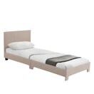 Polsterbett JUNA 90 x 200 cm beige Polsterbett JUNA 90 x 200 cm beige