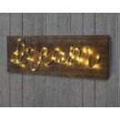 LED-Holzschild mit Beleuchtung ~ 28x72x3cm LED-Holzschild mit Beleuchtung ~ 28x72x3cm