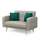 Sofa SAIDY 2-Sitzer grau