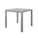 Granittisch 80 x 80 x 76 cm grau