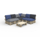 Paletten Lounge bunt