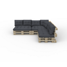 Palettenlounge ASCONA inkl. Kissen anthrazit Palettenlounge ASCONA inkl. Kissen anthrazit