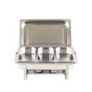 Chafing Dish Speisewärmer Edelstahl 3 x 2.5L