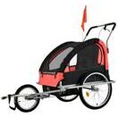 Veloanhänger & Jogger 2in1 rot
