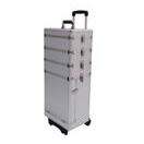Kosmetikkoffer Beautycase silber