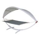 Hängematte mit Gestell FSC-zertifiziert 420cm weiss, grau