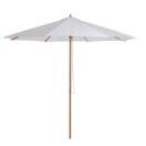 Sonnenschirm D:300cm Holzschirm Balkonschirm creme Sonnenschirm D:300cm Holzschirm Balkonschirm creme