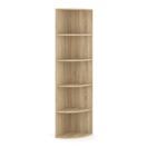 Eckregal mit 6 Ebenen MARKUS 40 x 180 cm hellbraun Eckregal mit 6 Ebenen MARKUS 40 x 180 cm hellbraun