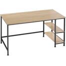 Computer-Schreibtisch Canton 120x60x75,5cm Industrial hellbraun