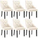 Esszimmerstuhl Everdeen creme/schwarz 6er Set Esszimmerstuhl Everdeen creme/schwarz 6er Set