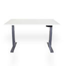 Contini höhenverstellbarer Bürotisch 1.8x0.8m weiss / Gestell grau RAL 7045