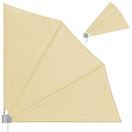 Balkonfächer Balkon Sichtschutz beige Balkonfächer Balkon Sichtschutz beige