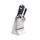 Berlinger Haus 6-teiliges Messerset mit Edelstahlblock Black Royal Line