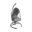 FS-STAR Hängestuhl mit Kissen 100x120x195cm grau FS-STAR Hängestuhl mit Kissen 100x120x195cm grau
