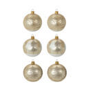 FS-STAR Weihnachtskugel gold 10cm 6er Set