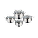 Berlinger Haus 8-teiliges Kochgeschirr-Set Silver Jewellery Collection Berlinger Haus 8-teiliges Kochgeschirr-Set Silver Jewellery Collection