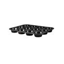 Berlinger Haus Muffin Backform für 12 Stk. 35x26.5x3cm Black Silver Collection