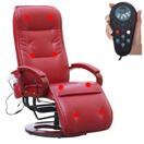 Massagesessel ARLES II ~ Leder, rot