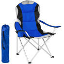 Campingstuhl mit Polsterung blau Campingstuhl mit Polsterung blau