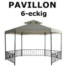 Gartenpavillon, Pavillon 6-eckig Gartenpavillon, Pavillon 6-eckig