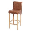 Barhocker Barstuhl Holz Wildlederimitat helle Beine Stoff/Textil Barhocker Barstuhl Holz Wildlederimitat helle Beine Stoff/Textil