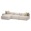Ecksofa BONNIE links beige