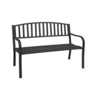 Gartenbank Metall 2 Sitzer schwarz 127cm Gartenbank Metall 2 Sitzer schwarz 127cm