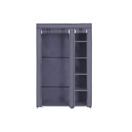 Kleiderschrank Faltschrank faltbar 110cm Grau