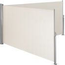 Aluminium Doppel Seitenmarkise beige 160 x 600 cm Aluminium Doppel Seitenmarkise beige 160 x 600 cm