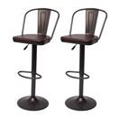 2er-Set Barhocker JAM-H10a Industrial Kunstleder 2er-Set Barhocker JAM-H10a Industrial Kunstleder