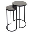 2er-Set Beistelltisch JAM-K46 Marmor-Optik FSC schwarz-schwarz 2er-Set Beistelltisch JAM-K46 Marmor-Optik FSC schwarz-schwarz