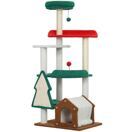 Katzenbaum 6 Ebenen mit Höhle Spielball & Sisal-Säulen bis 5kg 135cm Mehrfarbig