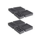 Unterwäsche-Organizer 8er-Set Grau
