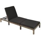 Polyrattan Sonnenliege Sofia - natur Polyrattan Sonnenliege Sofia - natur