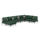 Ecksofa ETHAN Deluxe 6-Sitzer dunkelgrün Ecksofa ETHAN Deluxe 6-Sitzer dunkelgrün