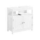 Waschbeckenunterschrank Badregal 60x30x60cm weiss