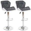 2x Barhocker Hamilton Retro ~ grau 2x Barhocker Hamilton Retro ~ grau