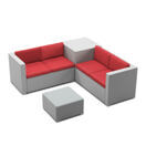 Kissenbezüge für Rattanlounge SAN MARINO bordeaux Kissenbezüge für Rattanlounge SAN MARINO bordeaux